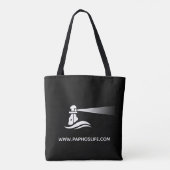 Paphos Life Lighthouse Logo Tote Bag (Achterkant)