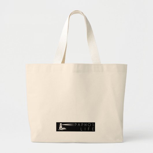 Paphos Life Logo Grote Tote Bag (Voorkant)