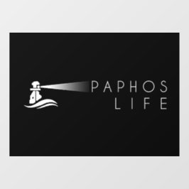Paphos Life Logo Raamsticker