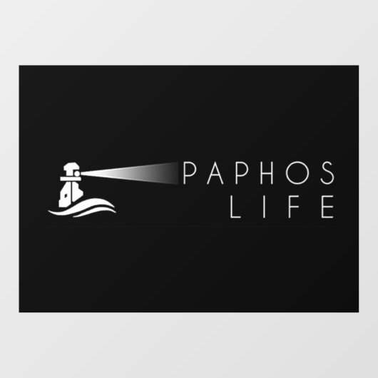 Paphos Life Logo Raamsticker (Vel)
