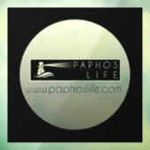 Paphos Life Rond Logo Raamsticker (Vel 3)