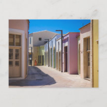 Paphos Oude Stad kleurrijke gebouwen