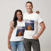 Paphos Seafront bij nacht, handtekening T-shirt (Unisex)