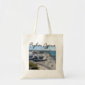 Paphos Seafront drone uitzicht 2 Tote Bag (Voorkant)