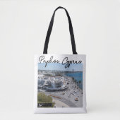 Paphos Seafront drone uitzicht 2 Tote Bag (Voorkant)