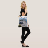 Paphos Seafront drone uitzicht 2 Tote Bag (Op model)