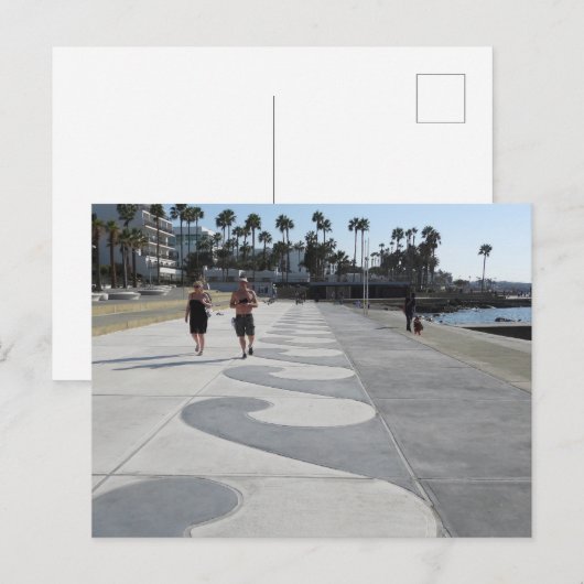 Paphos strandgolf patroon, Cyprus Briefkaart (Voorkant / Achterkant)