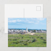 Paphos-vuurtoren, Cyprus Briefkaart (Voorkant / Achterkant)