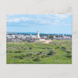 Paphos-vuurtoren, Cyprus Briefkaart