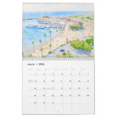 Paphos water colour style Calendar by PaphosLife Kalender (Mar 2026)