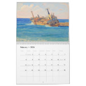 Paphos water colour style Calendar by PaphosLife Kalender (Feb 2026)