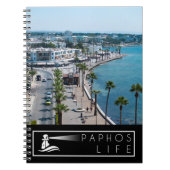 Paphos Zee Front met Logo Notitieboek (Voorkant)