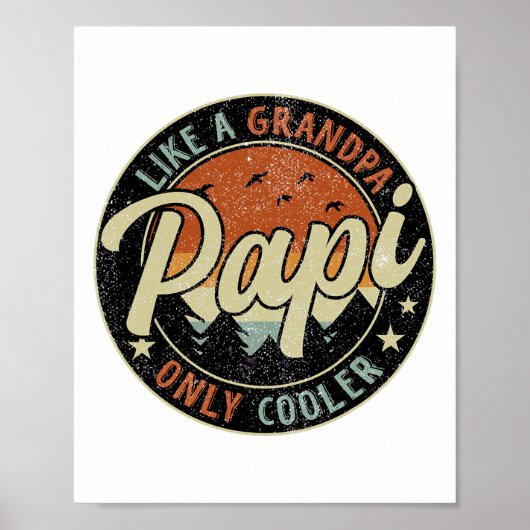 Papi als een opa, alleen koeler,  opbergvak poster (Voorkant)