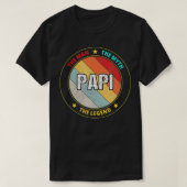 Papi het Man de mythe de legende T-shirt (Design voorkant)