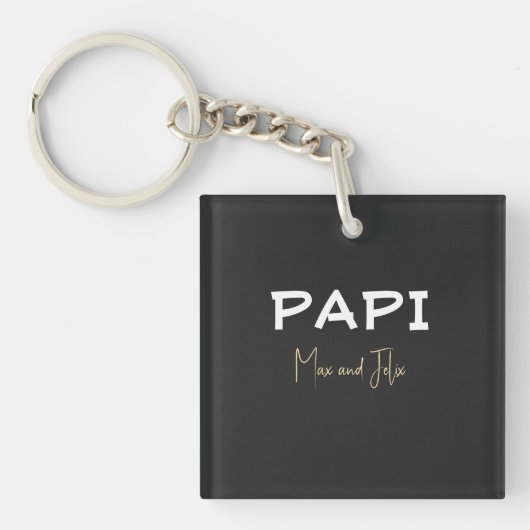 PAPI, kinder namen Sleutelhanger (voorkant)