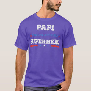Papi Superdad superheld superdad helster T-shirt