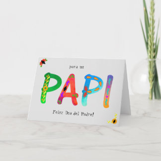 PAPI Vette Geometrische Boho Vader Dag Kaart