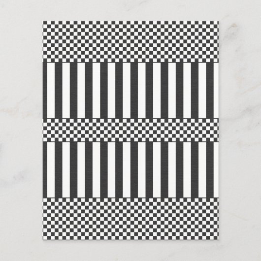 Papier567 ZWARTE WITTE ILLUSIES ACHTERGRONDCONTROL Flyer (Voorkant)