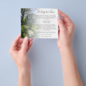 PAPIER 2 Aangepaste foto's Home Nieuw adres Flyer (Hand)