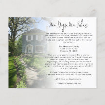 PAPIER 2 Aangepaste foto's Home Nieuw adres