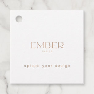 Papier 2x2 CadeauLabel - Upload uw ontwerp Bedankjes Labels