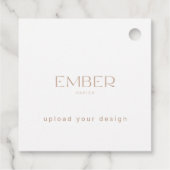 Papier 2x2 CadeauLabel - Upload uw ontwerp Bedankjes Labels (Achterkant)