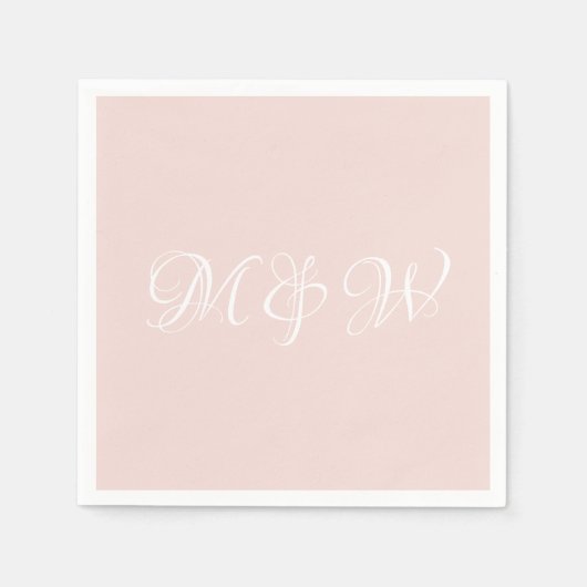 Papier aangepast voor weddenschapszwart roze scrip servet (Voorkant)