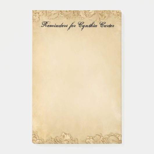 papier achtergrond in Ivory Hues Post-it® Notes (Voorkant)