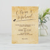  papier ambacht bruiloft kaart (Staand voorkant)