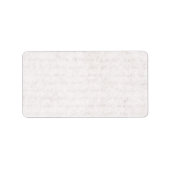 papier Antiek Frans schrijven Blank Etiket (Voorkant)