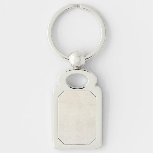  papier Antiek Ivory Parchment Background Sleutelhanger (Voorkant)