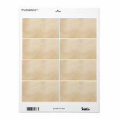  papier Antiek Sjabloon voor perkament blanco Etiket (Full Sheet)
