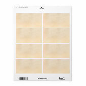 papier Antiek Sjabloon voor perkament blanco Etiket (Full Sheet)
