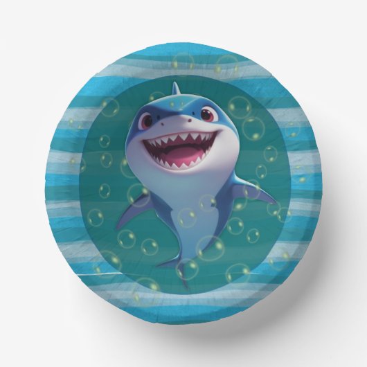 Papier Baby Shark Kom (Voorkant)