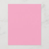 PAPIER | Ballerina Pink Girl 5th Birthday Invitati Flyer (Achterkant)