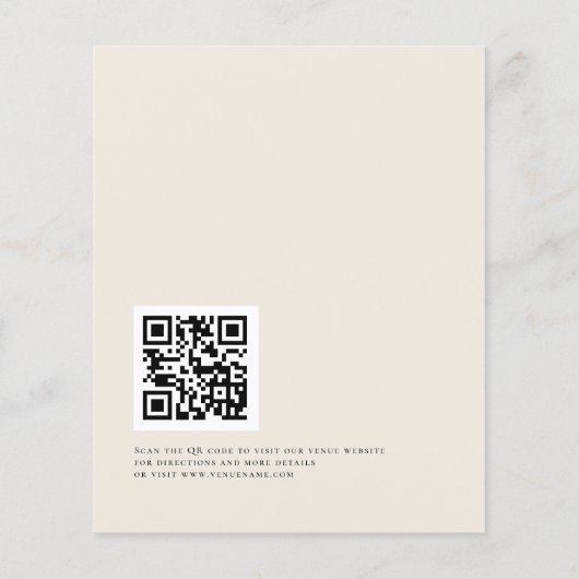 PAPIER-ballonnen Gold Ivory QR-code 21st zwart Flyer (Achterkant)