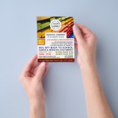 Papier, benodigdheden en kantoorbenodigdheden, pap flyer (Hand)