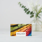 Papier, benodigdheden en kantoorbenodigdheden, pap visitekaartje (Staand voorkant)