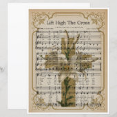 Papier Bladmuziek Art-Lift High the Cross (Voorkant / Achterkant)