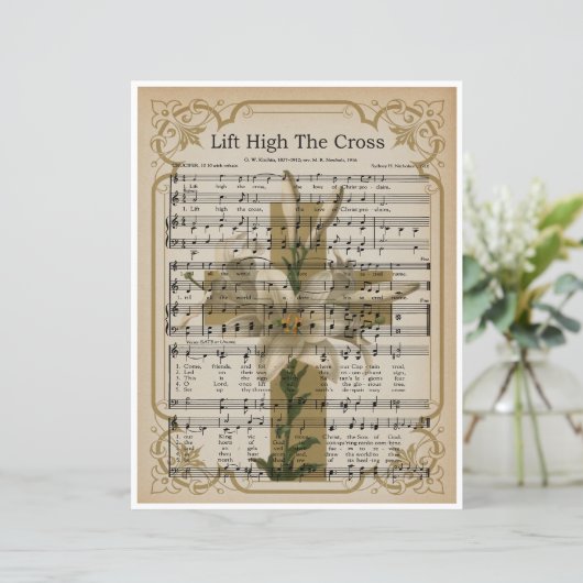 Papier Bladmuziek Art-Lift High the Cross (Staand voorkant)