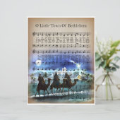 Papier Bladmuziek Art-O Kleine Stad van Bethlehem (Staand voorkant)