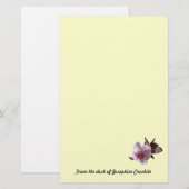 Papier - bloeiend krottenbakje (Voorkant / Achterkant)