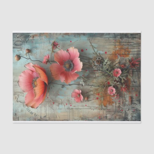 Papier Bloemen Gemengde Media (Voorkant)