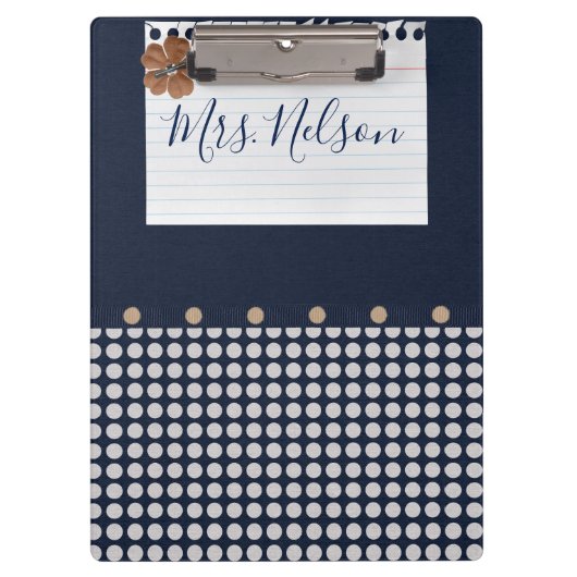 Papier bloemenKlembord Klembord (Voorkant)