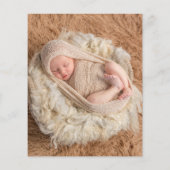 PAPIER | Boho Leuke Leeuw Regenboog Geboorte Aanko Flyer (Achterkant)