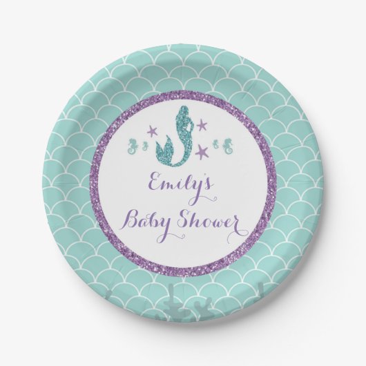 Papier bord baby shower (Voorkant)