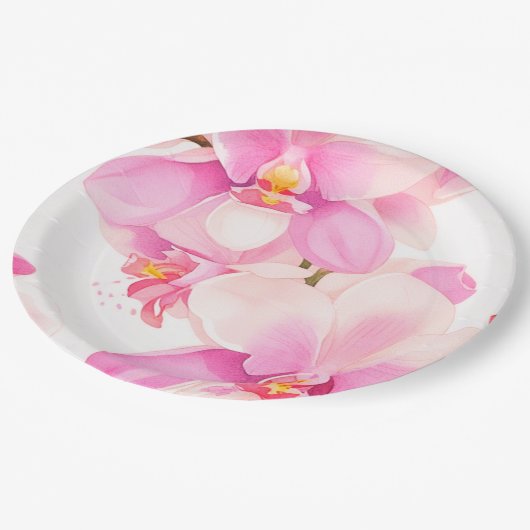 Papier Bord bloemen bruiloft/douche (Gekanteld)