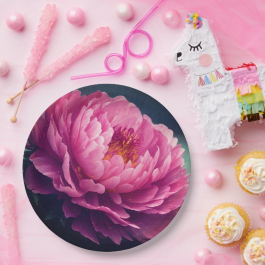 Papier Bord bloemen bruiloft/douche (Feest)