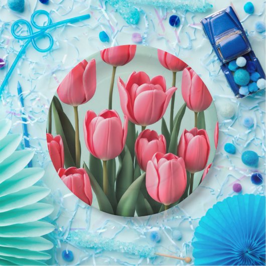 Papier Bord bloemen bruiloft/douche (Feest)