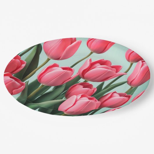 Papier Bord bloemen bruiloft/douche (Gekanteld)